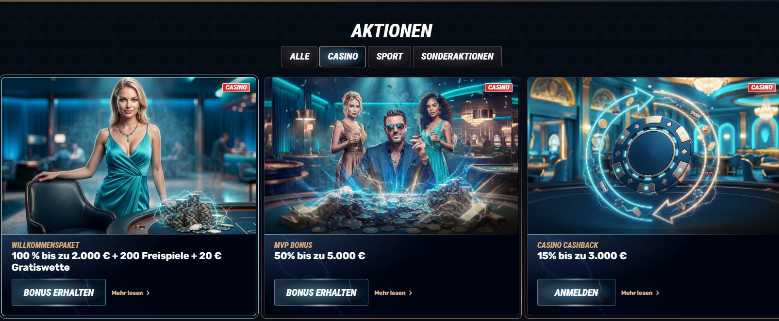 Golazzo Casino Aktionen